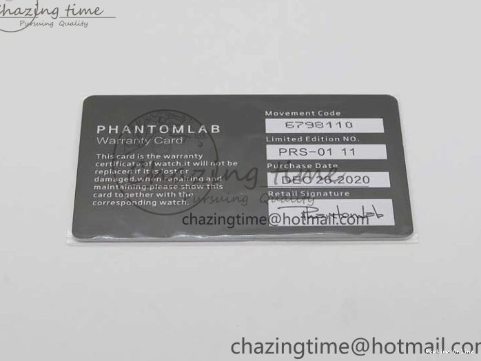 1219 Submariner Phantomlab Transparent KZF Best Edition Blue Fruit Dial on White Rubber Strap VR Classic 2563